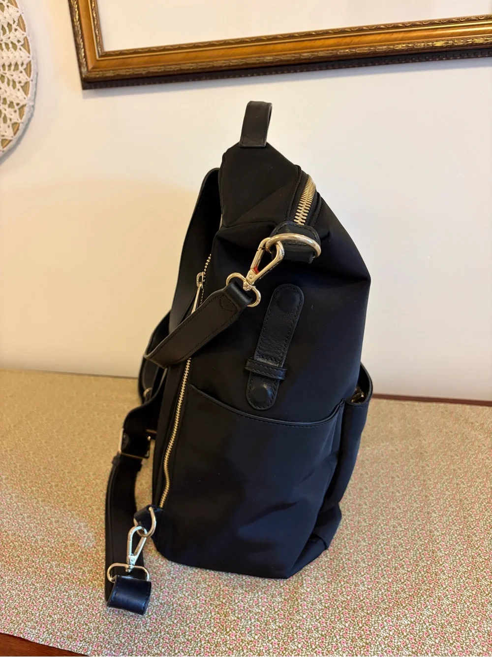 Mina Baie Stevie Diaper Bag Black